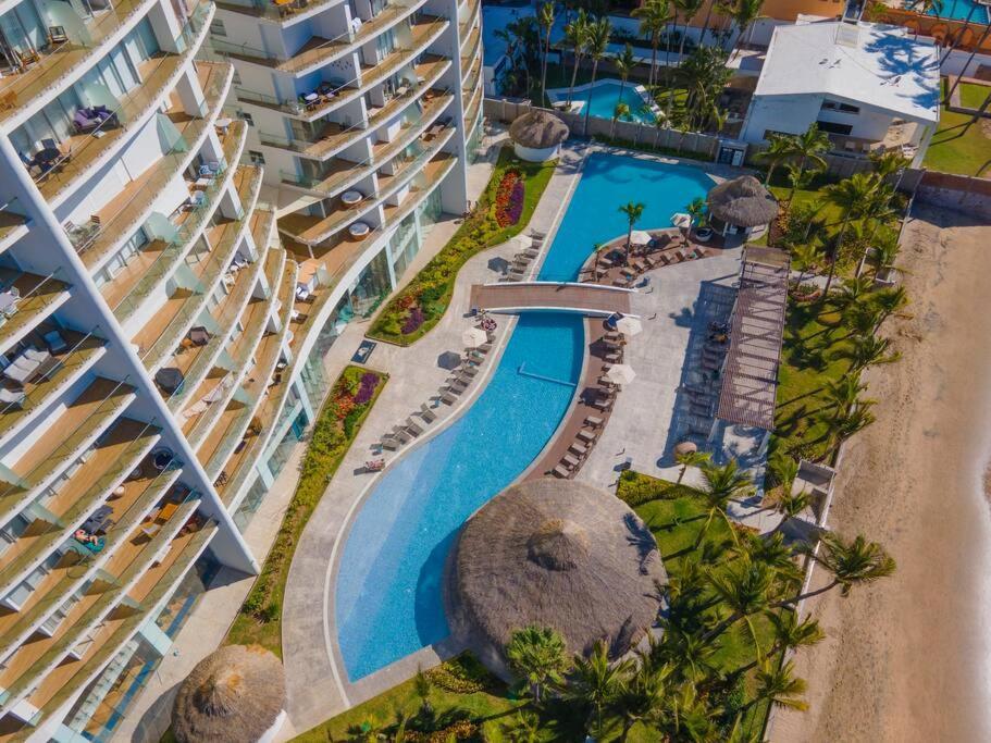 Lujo En Las Alturas Vista Al Mar A Pie De Playa Mazatlán Eksteriør billede